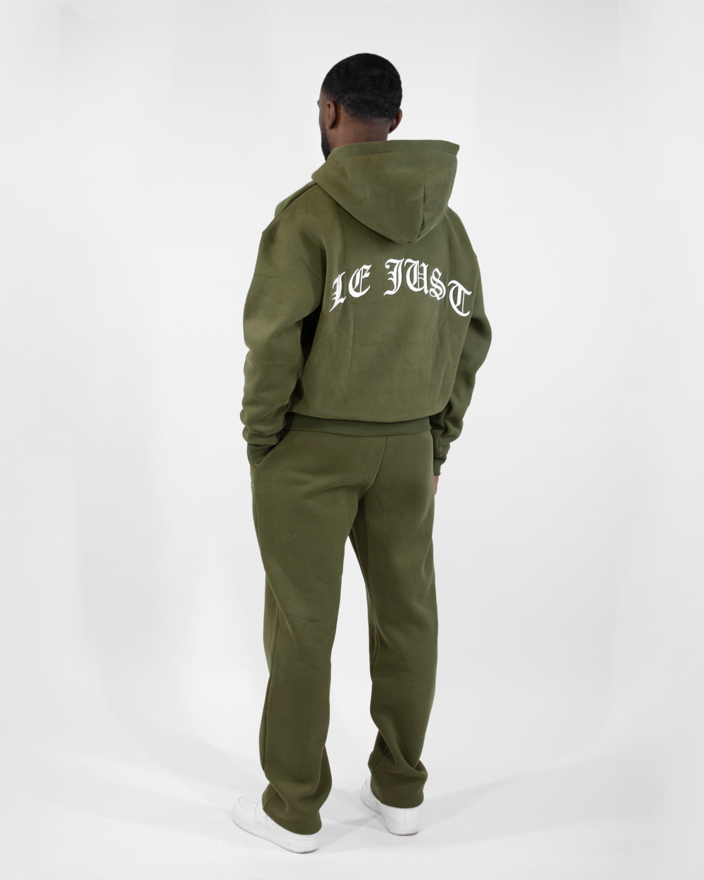 Monogram Hoodie - Army Green