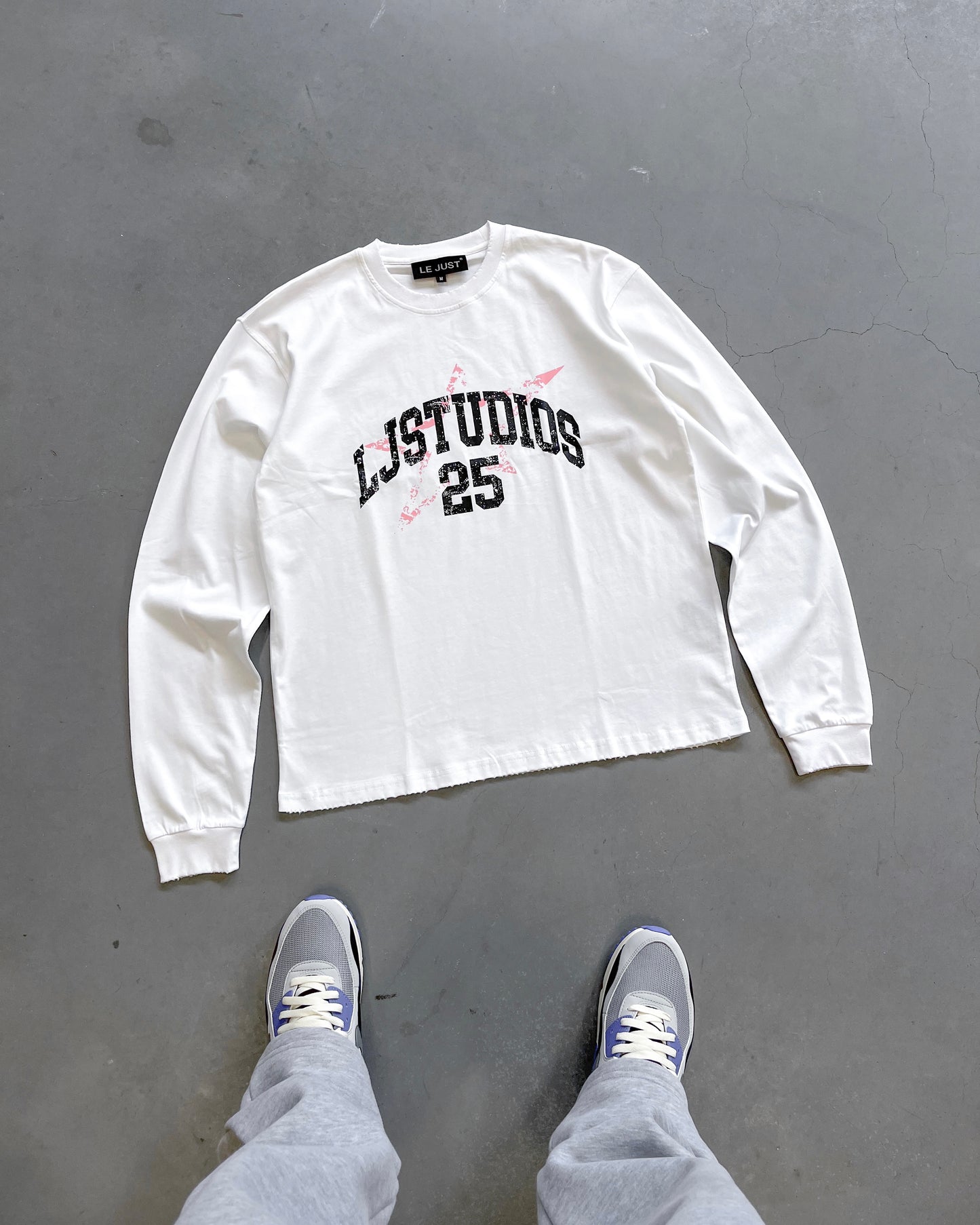 LJ Studios 25 Longsleeve - White