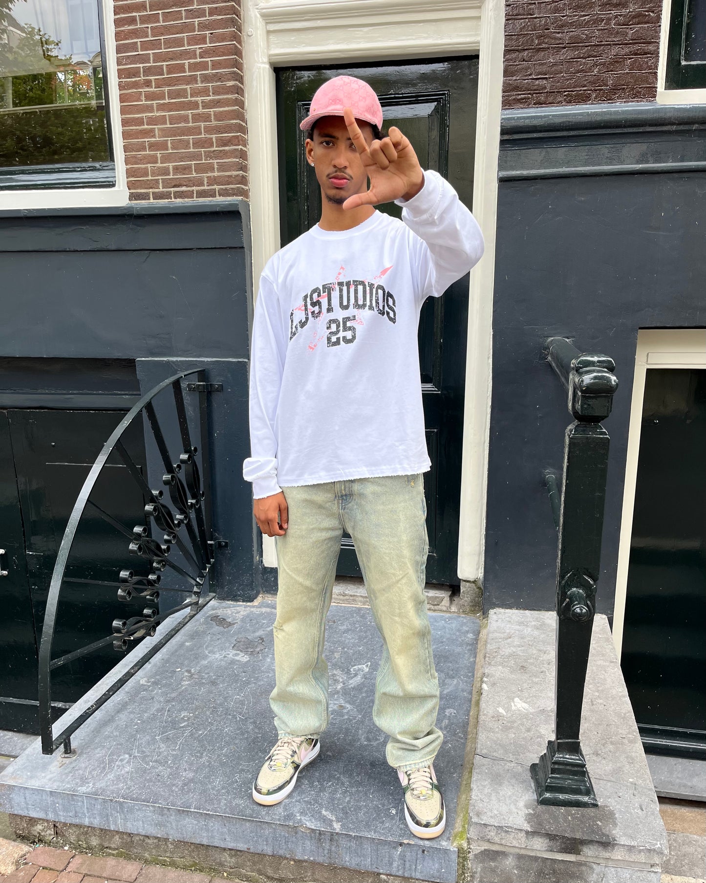 LJ Studios 25 Longsleeve - White