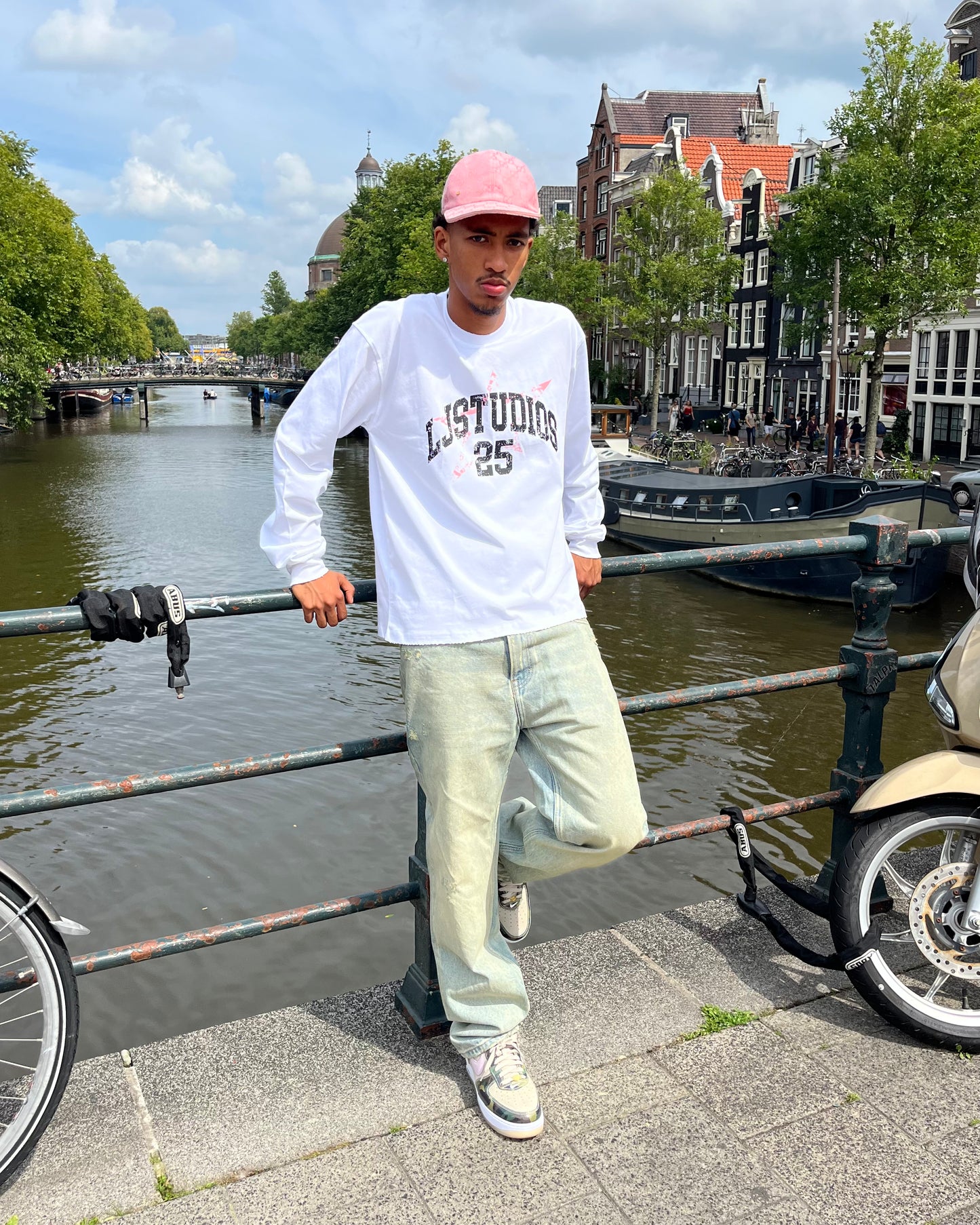 LJ Studios 25 Longsleeve - White