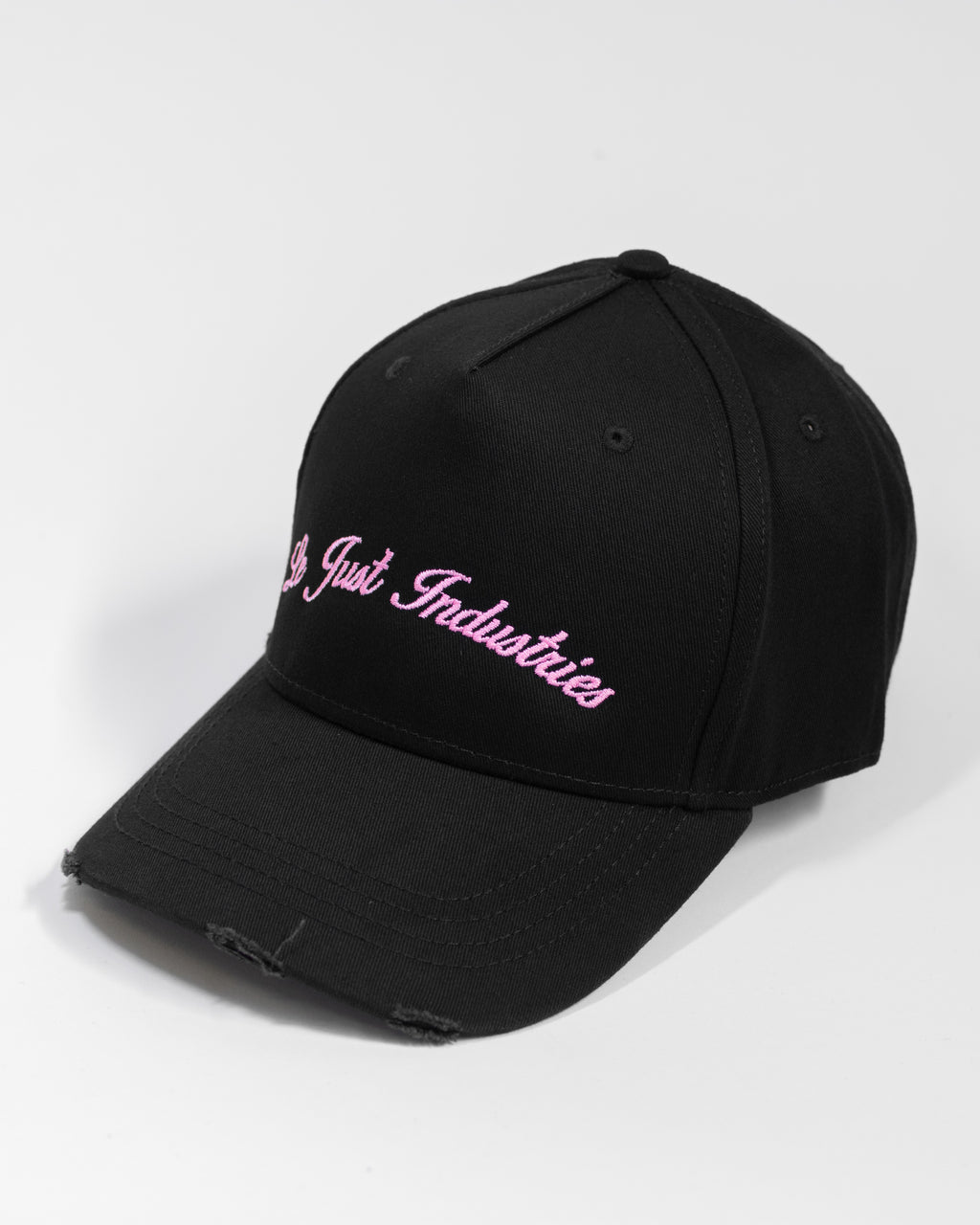Baseball Cap - Black/Pink
