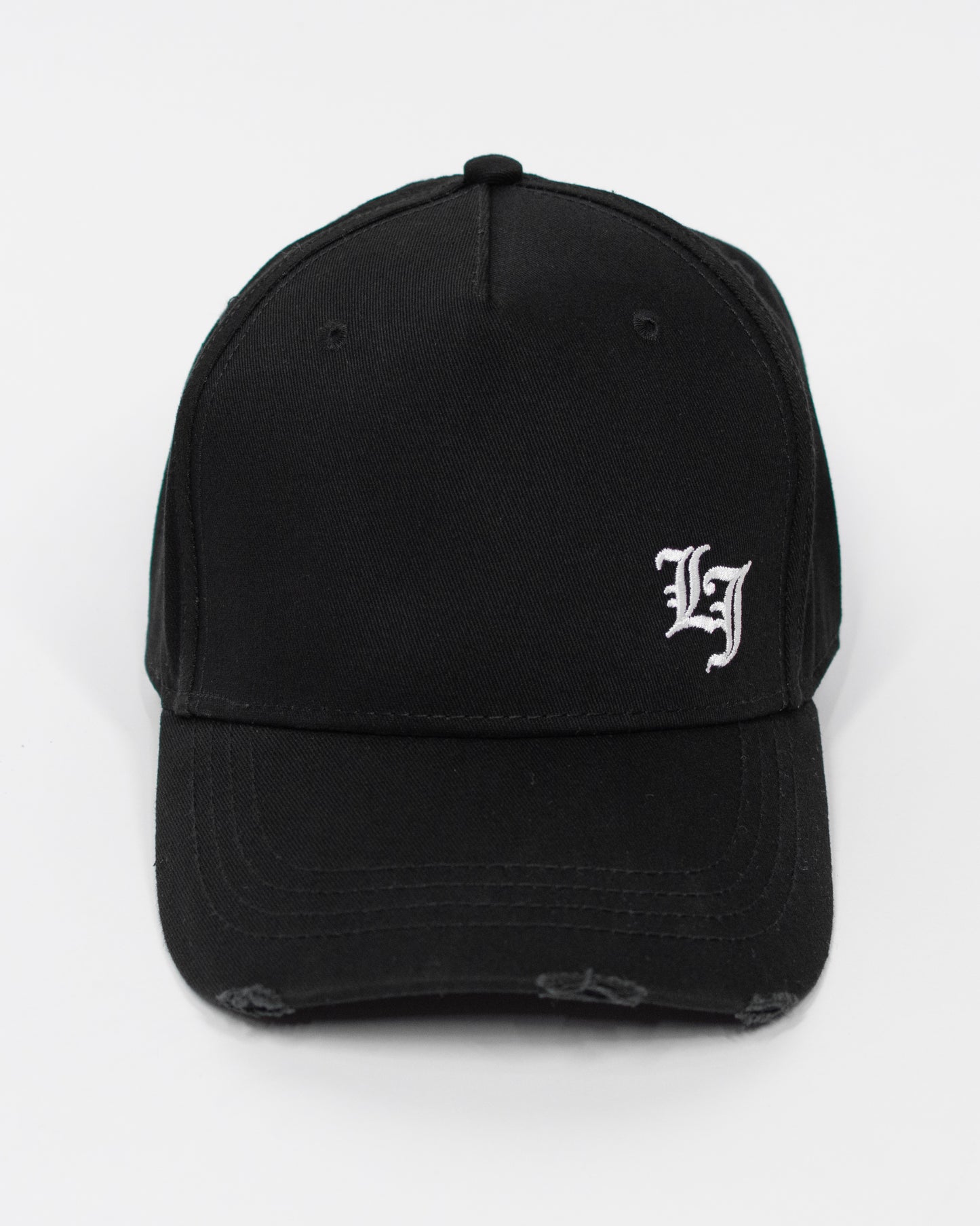 'LJ' Cap - Black/White