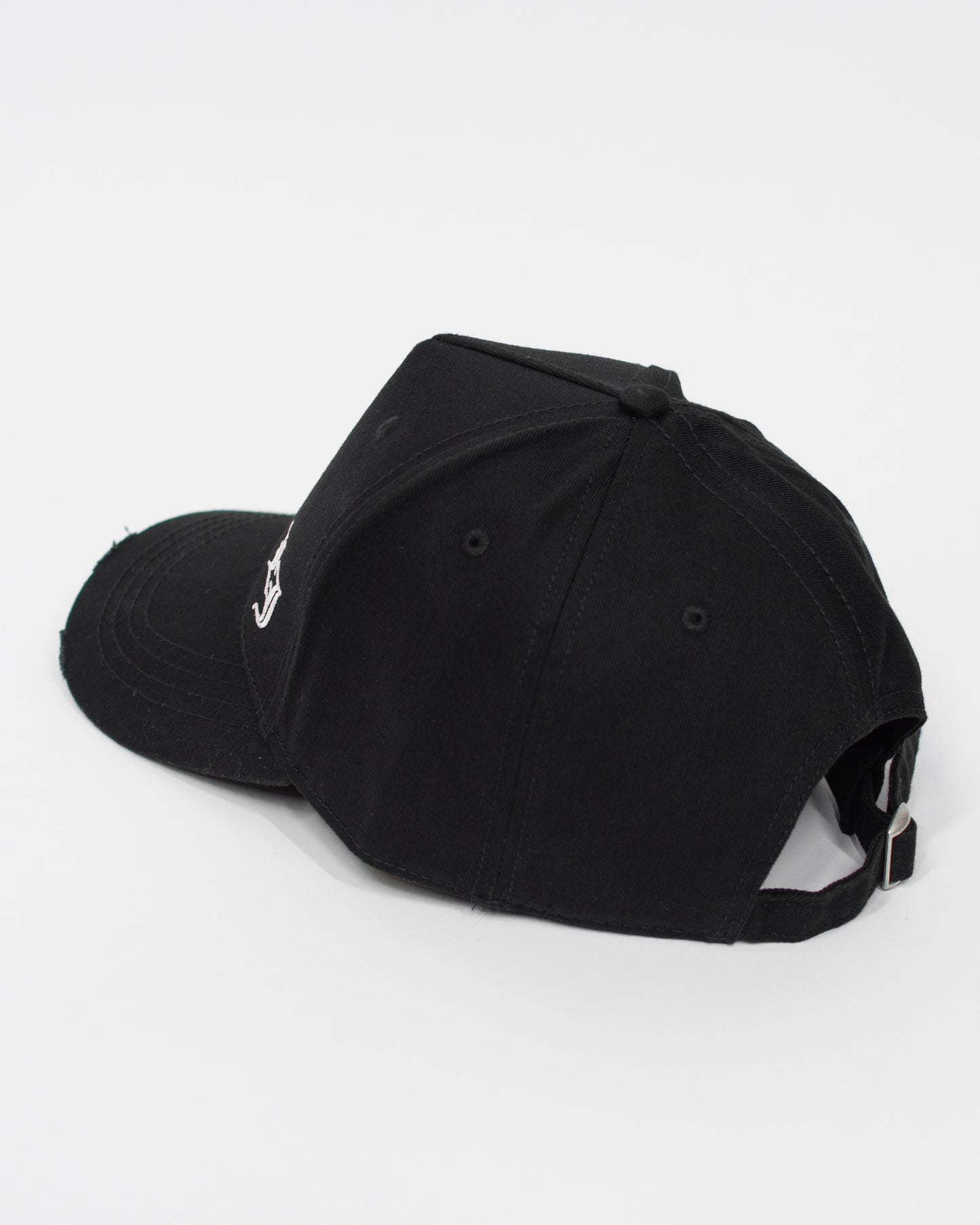 'LJ' Cap - Black/White