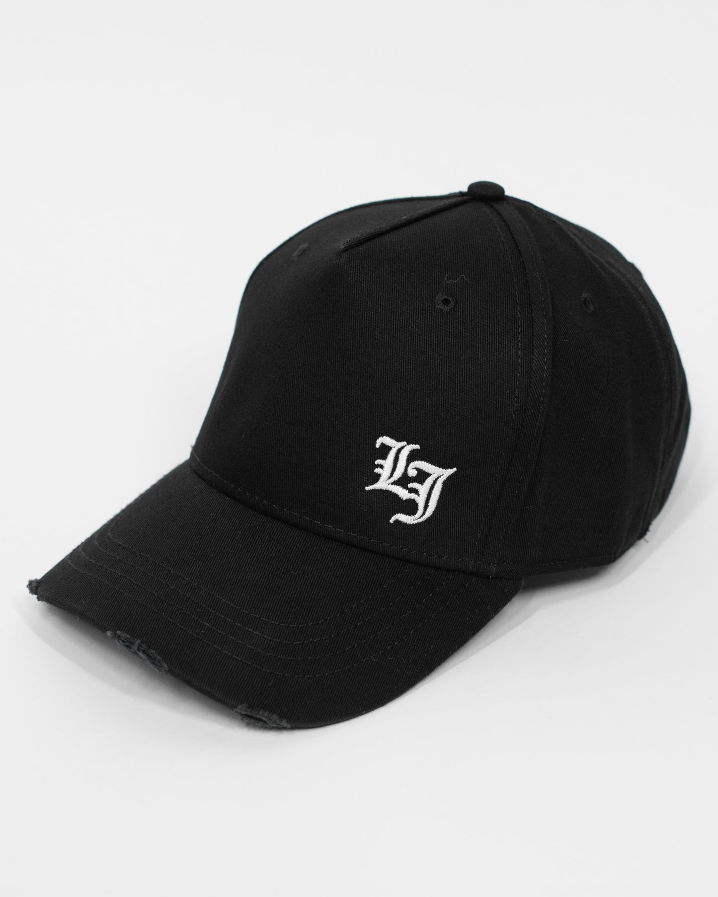 'LJ' Cap - Black/White