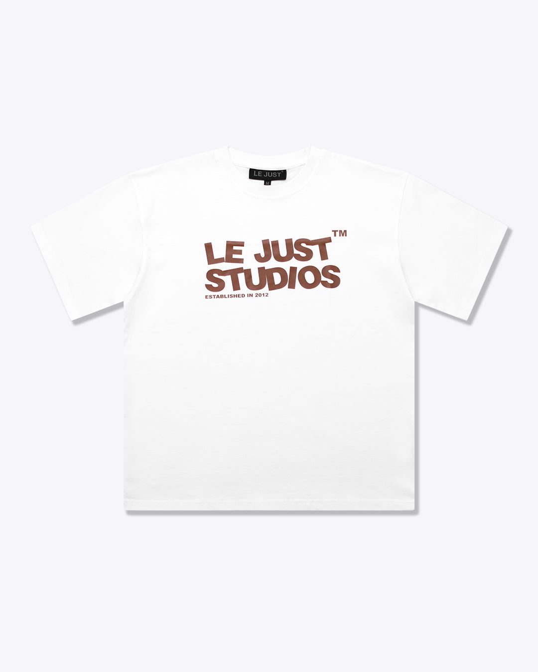Le Just Studios Tee - White/Brown
