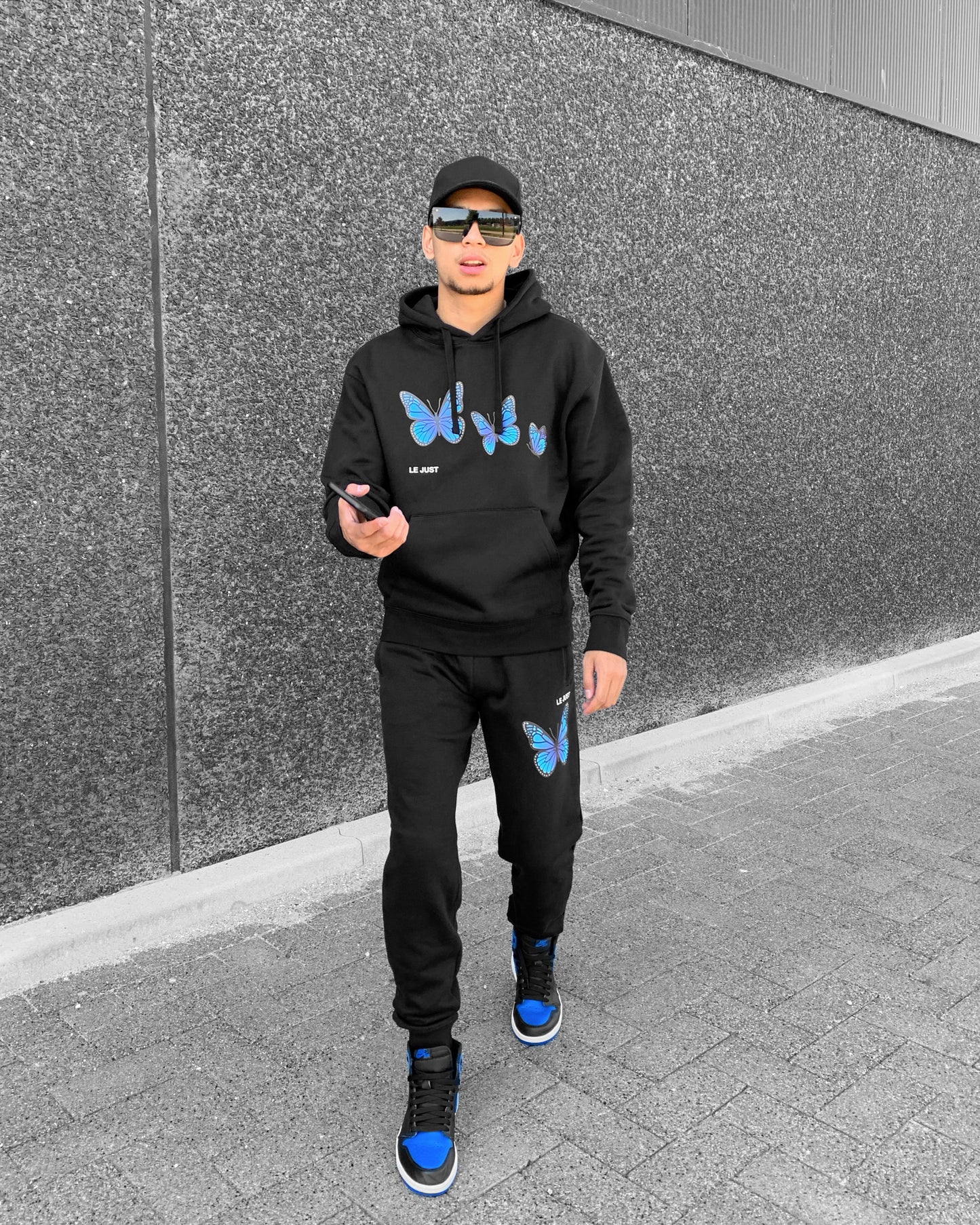 Butterfly Hoodie Black