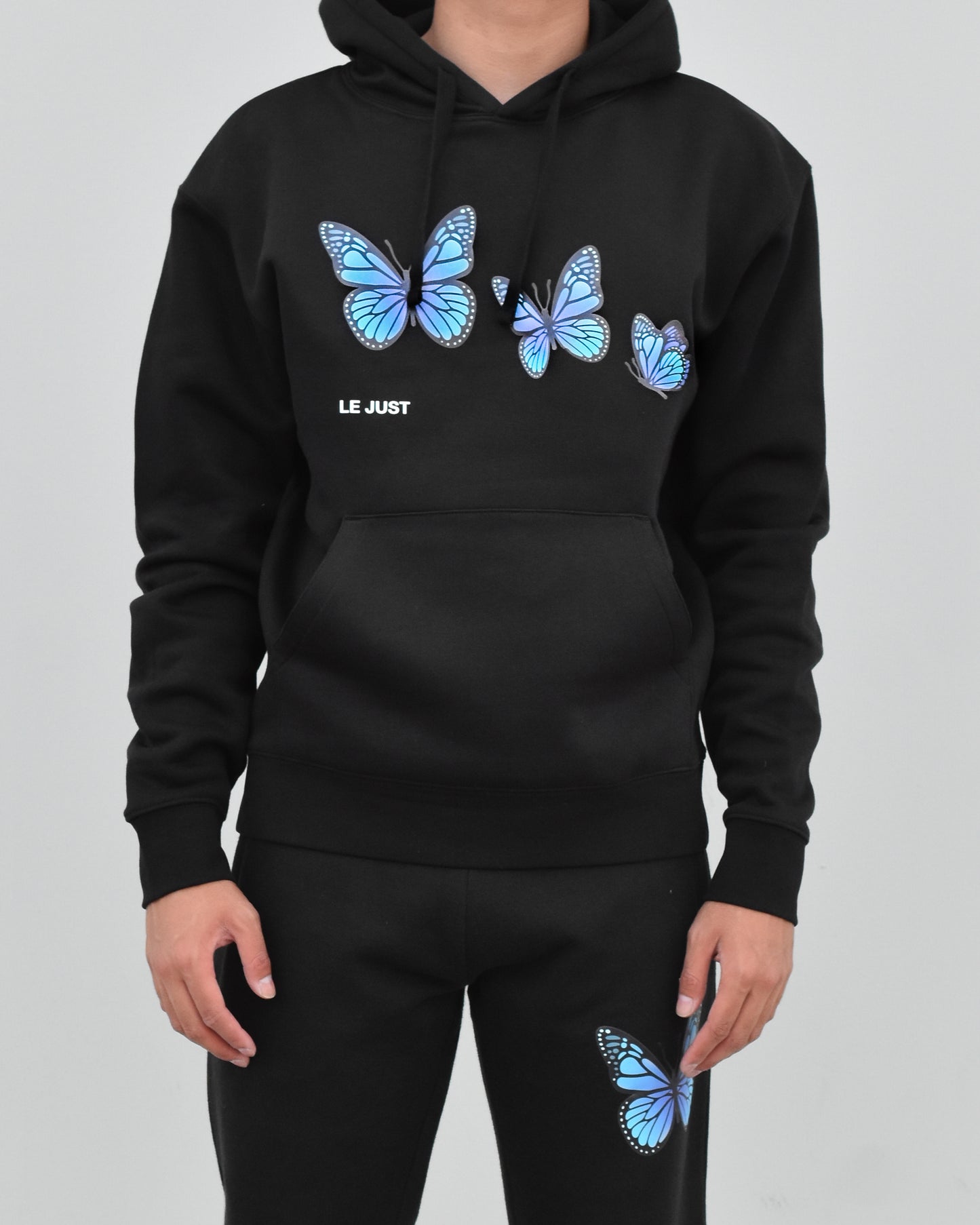 Butterfly Hoodie Black