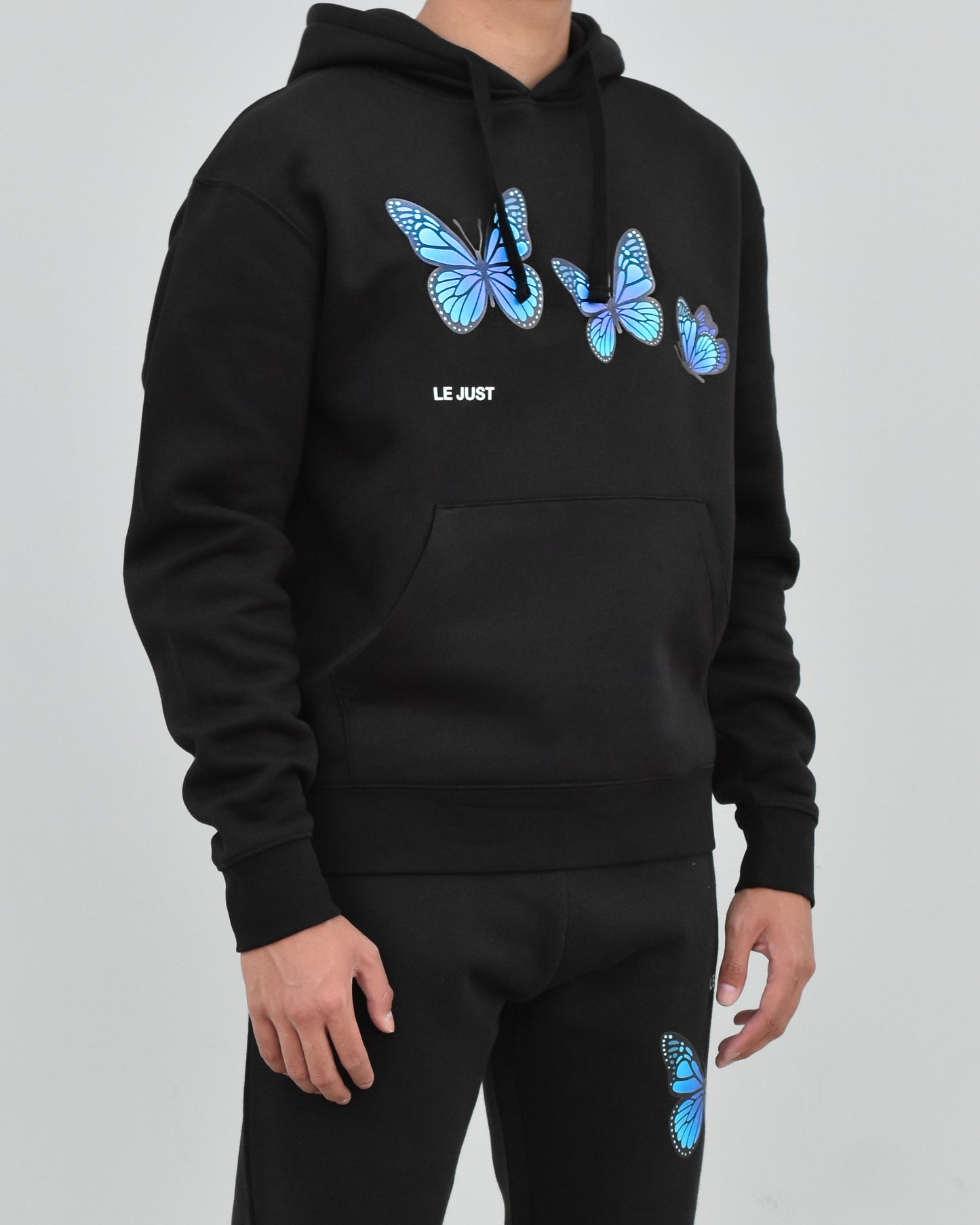 Butterfly Hoodie Black