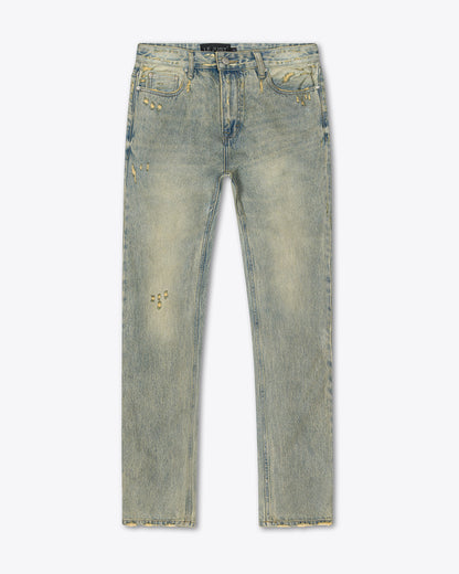 Blue Monogram Jeans