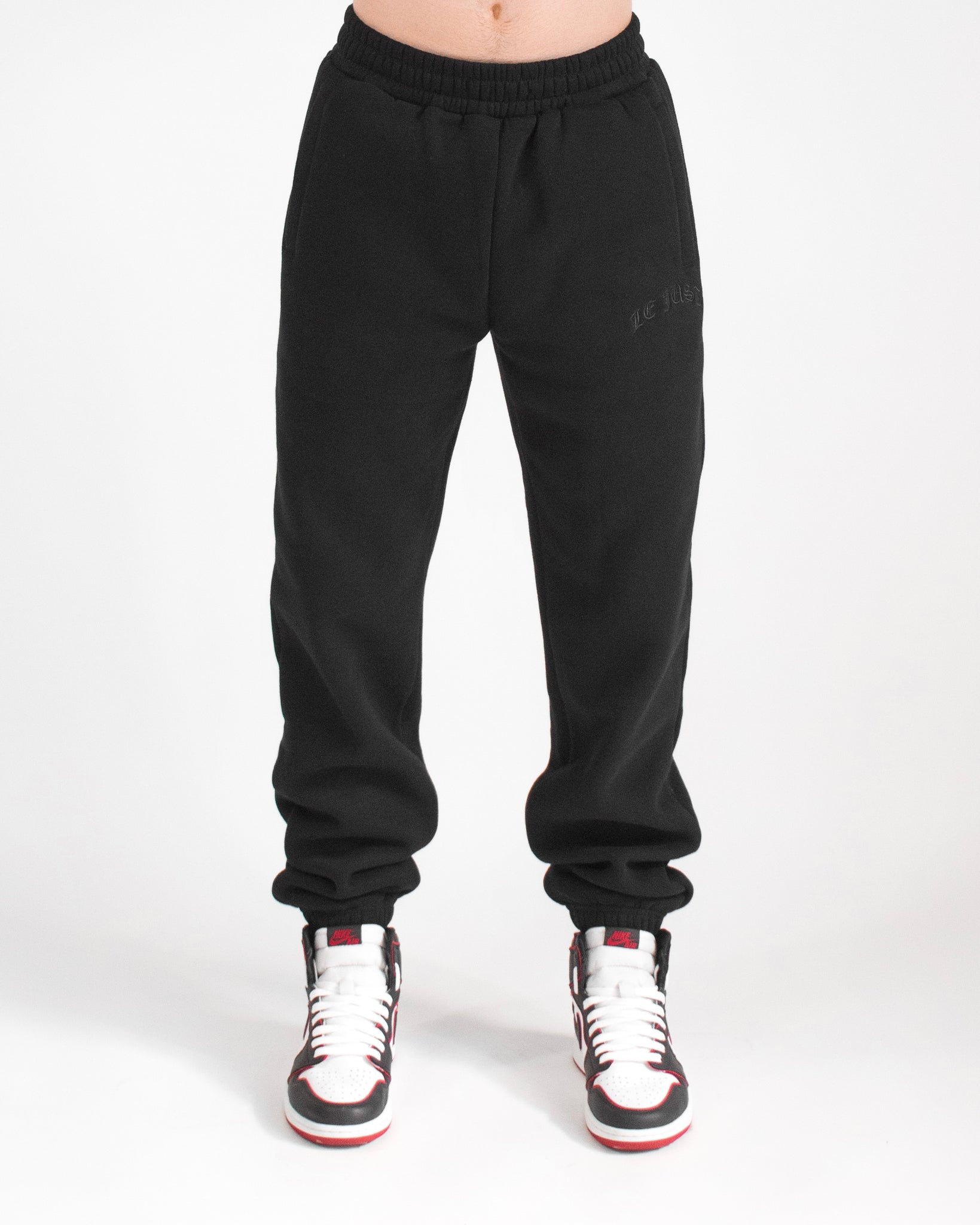 Monogram Joggers - Black/Black