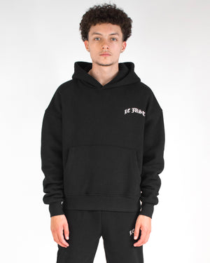 Monogram Hoodie - Black/White