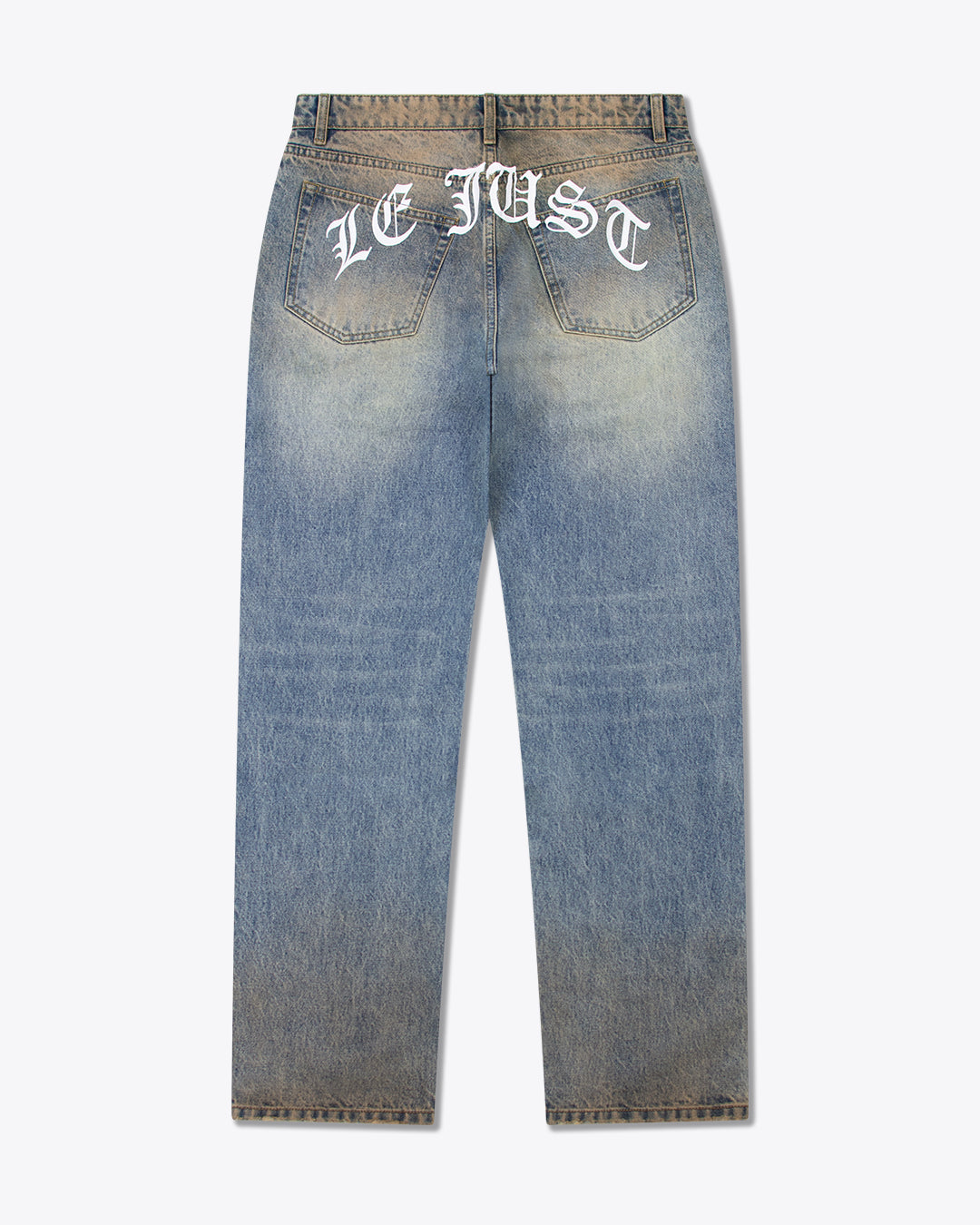 Desert Blue Monogram Jeans