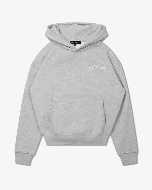 Monogram Hoodie - Light Grey