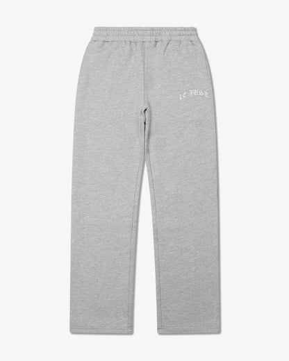 Monogram Straight Leg Joggers - Light Grey