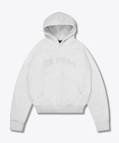 Monogram Hoodie - Heather Grey