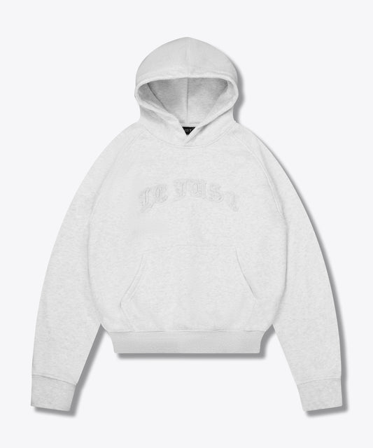 Monogram Hoodie - Heather Grey