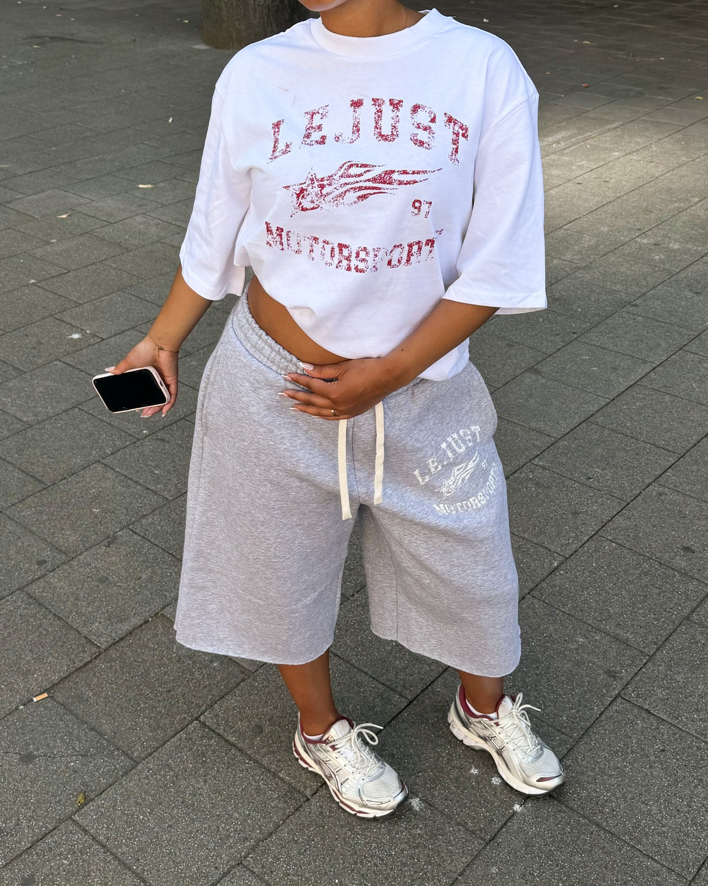 Motorsports Tee - White/Red