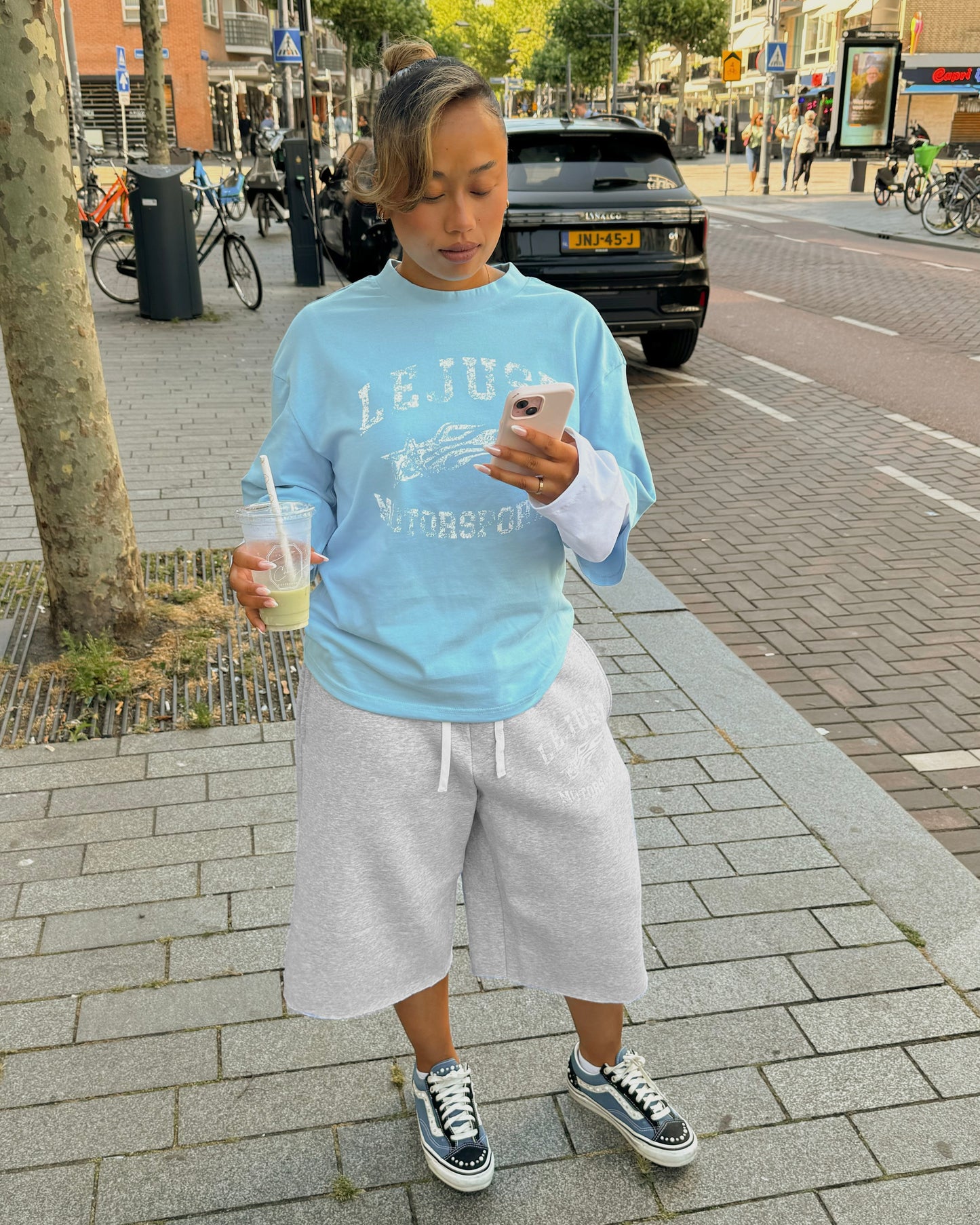 Motorsports Longsleeve - Blue/White