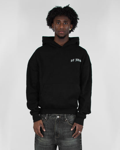 Monogram Hoodie - Black