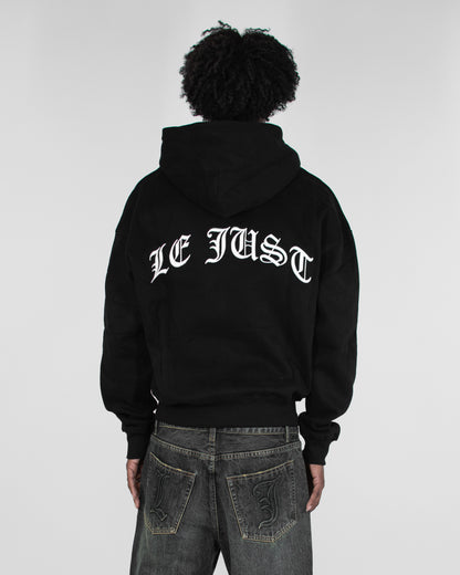 Monogram Hoodie - Black