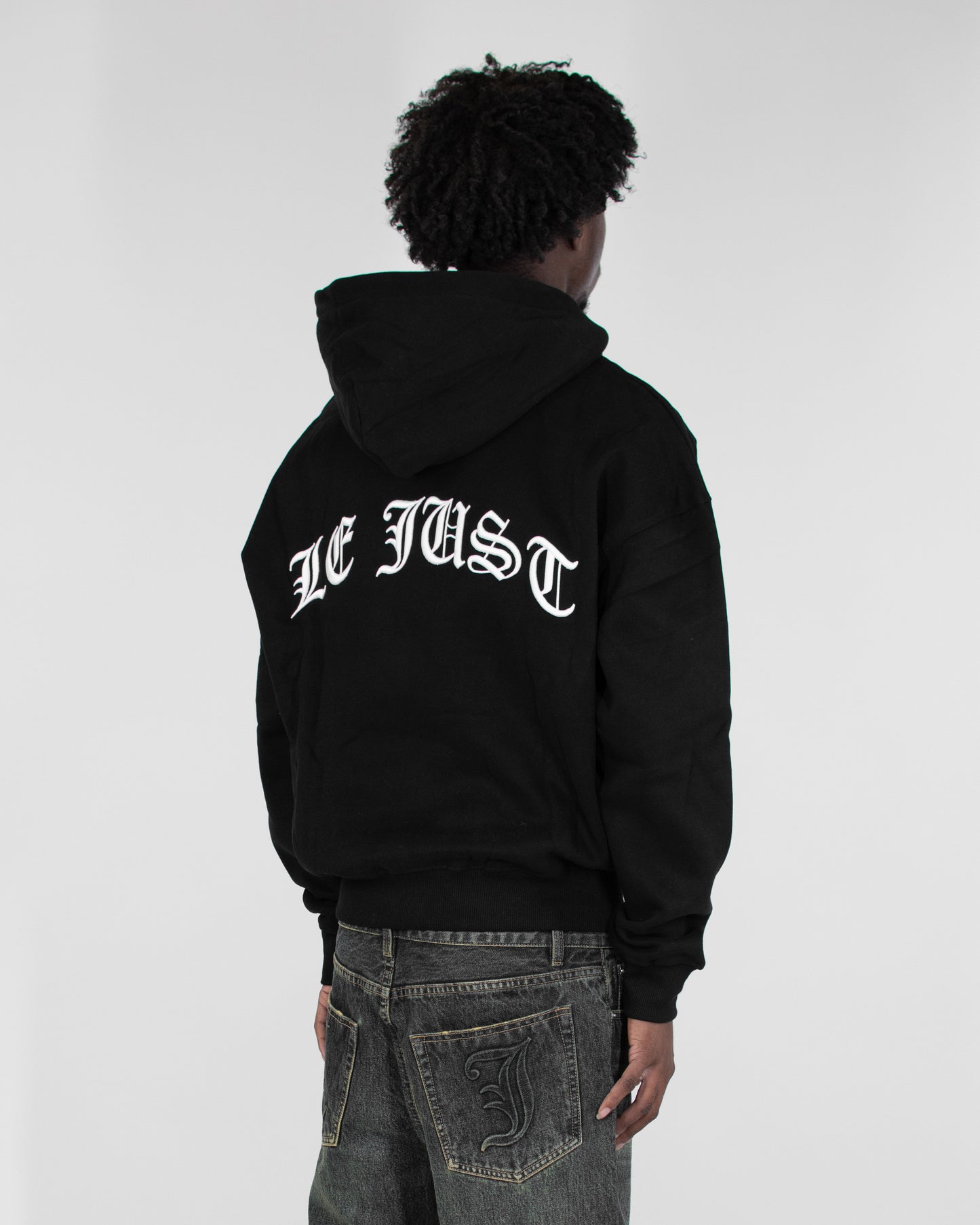 Monogram Hoodie - Black