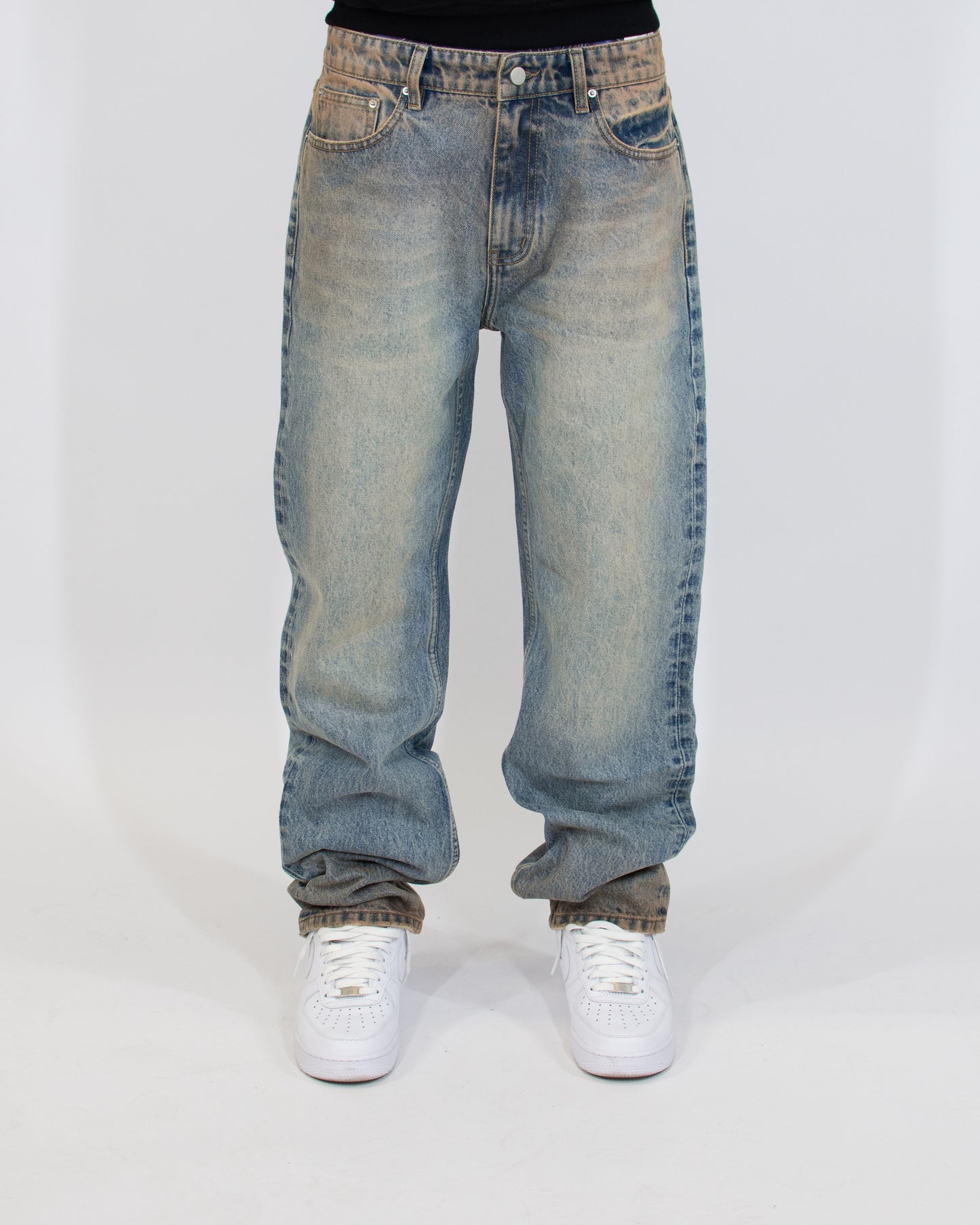 Desert Blue Monogram Jeans