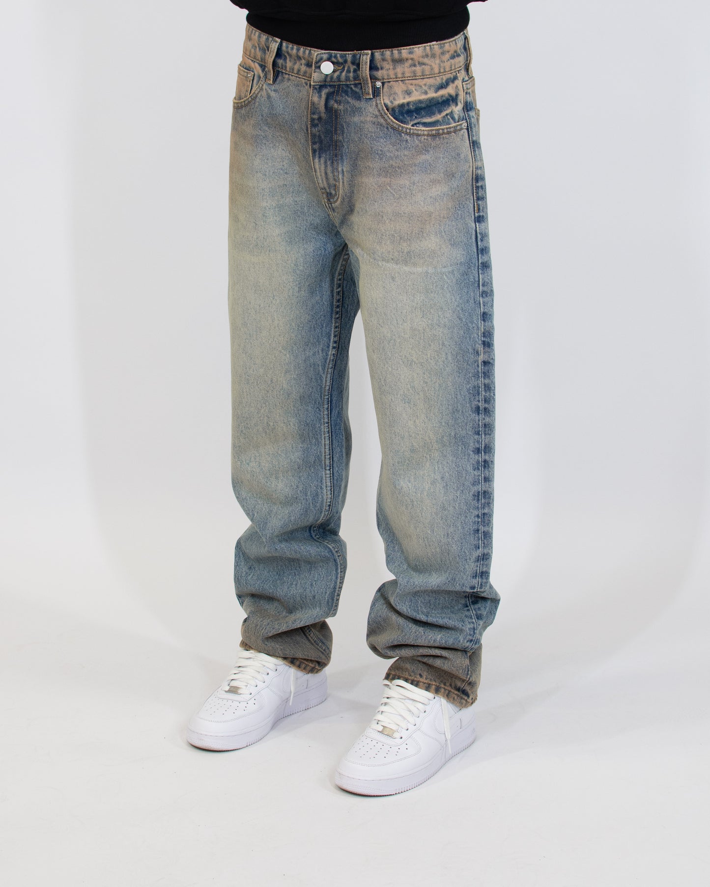 Desert Blue Monogram Jeans