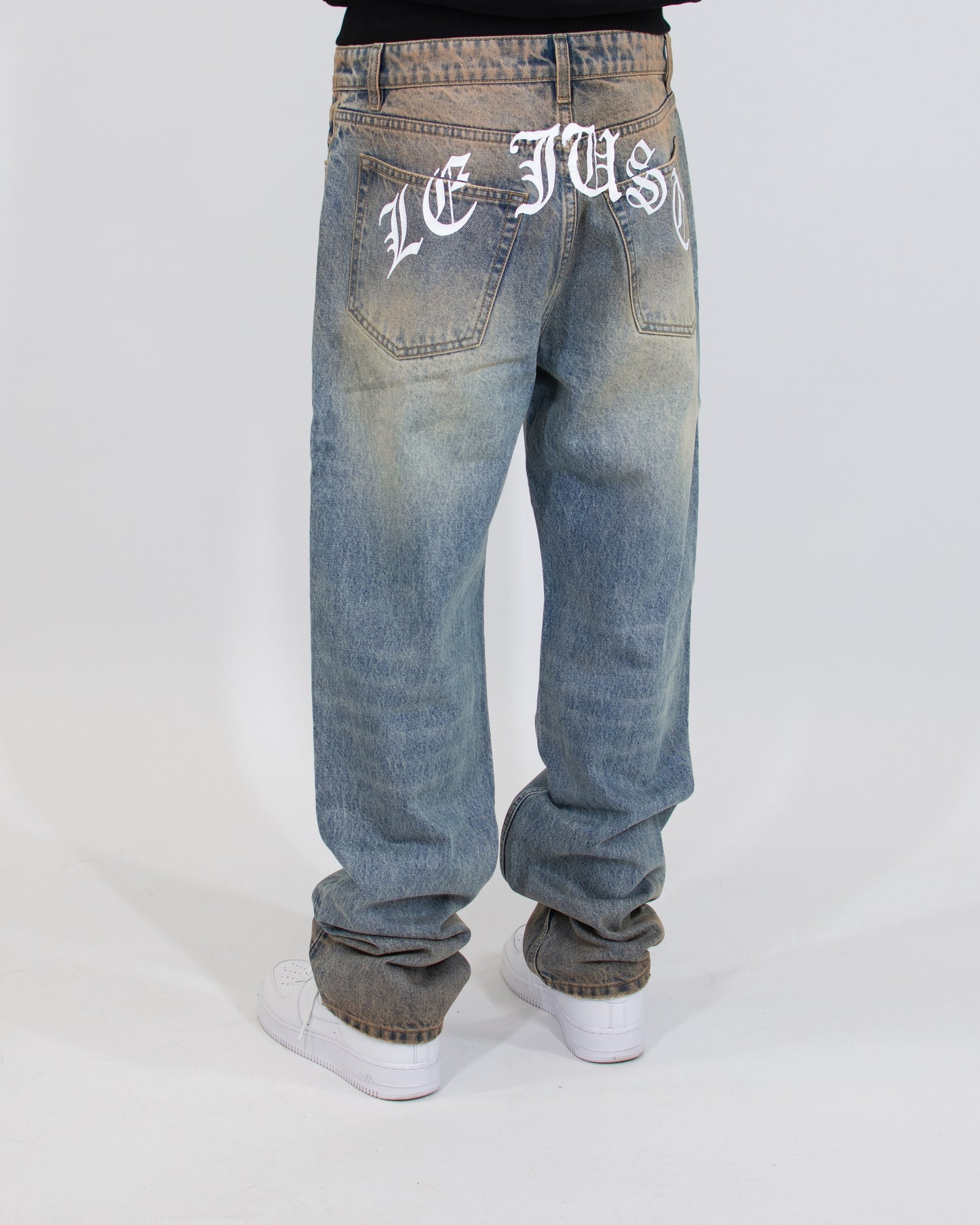 Desert Blue Monogram Jeans