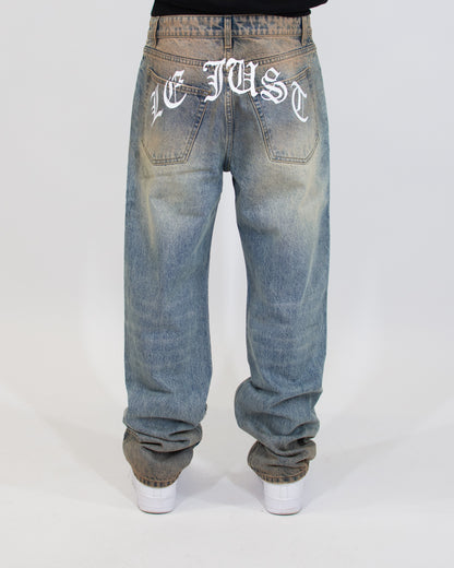 Desert Blue Monogram Jeans