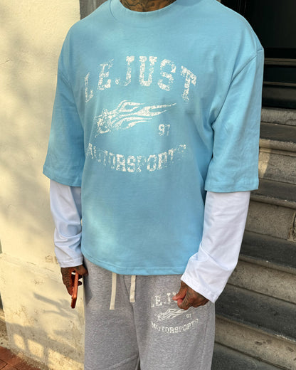 Motorsports Longsleeve - Blue/White