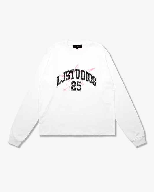 LJ Studios 25 Longsleeve - White