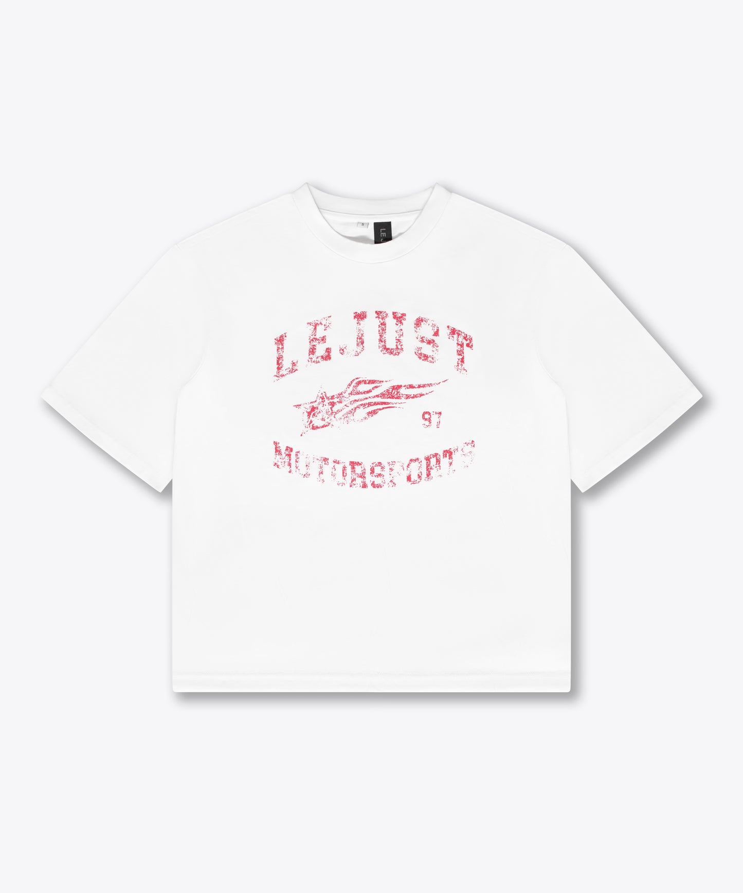 Motorsports Tee - White/Red