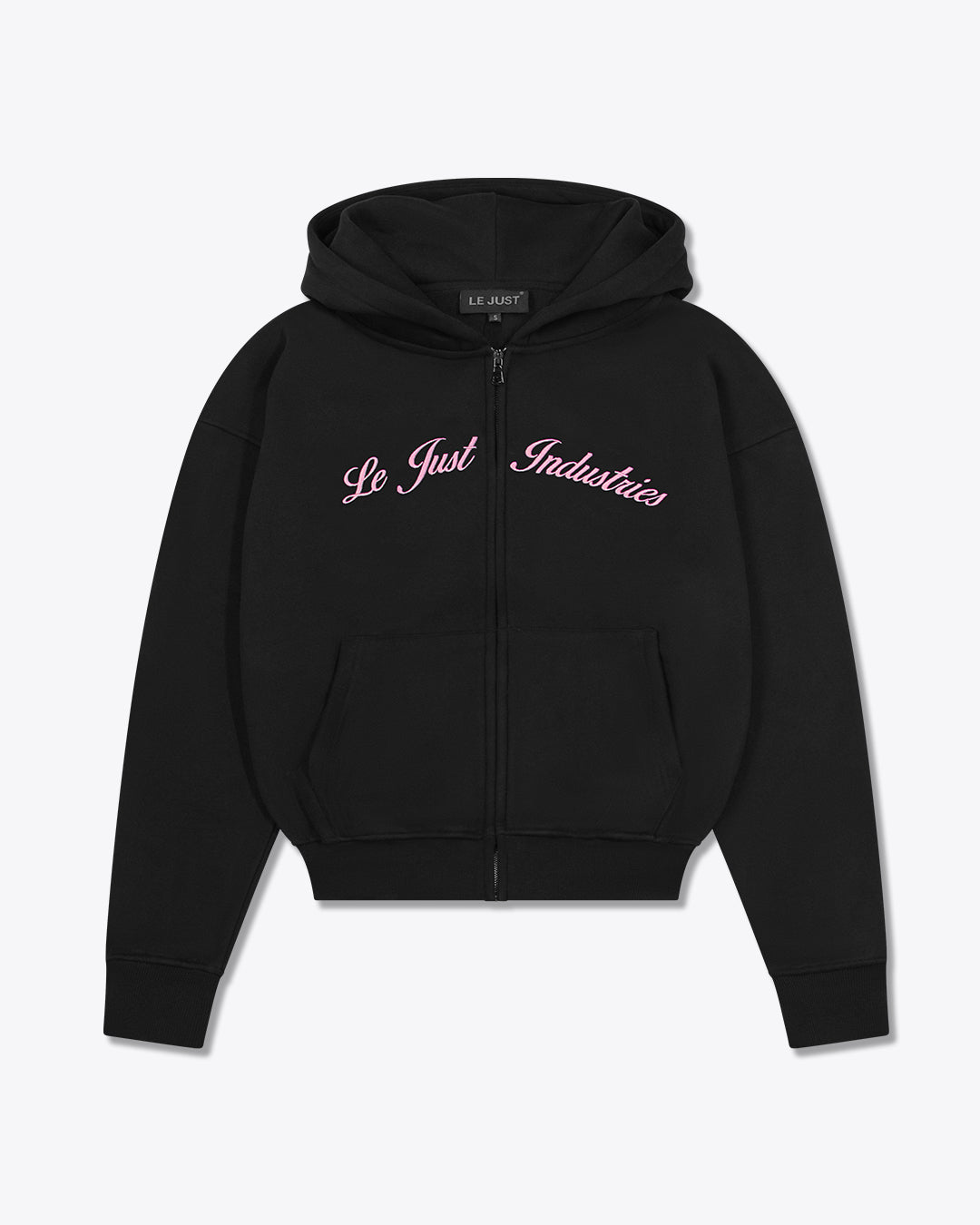 Zip Hoodie - Black/Pink – Le Just